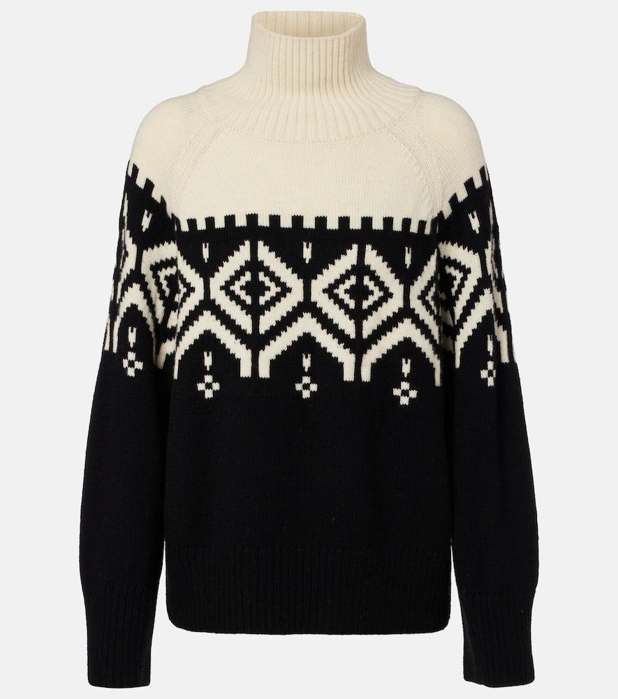 altuzarra hamilton fair isle wool turtleneck sweater