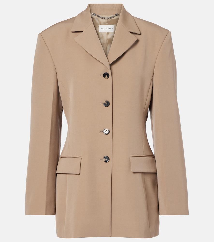 altuzarra hoffman wool blazer