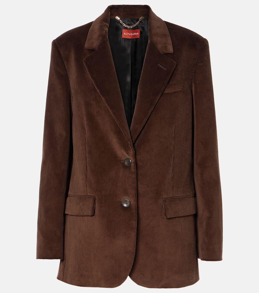 altuzarra jules cotton corduroy blazer
