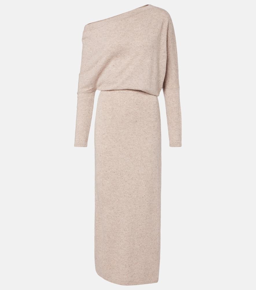 altuzarra kasos draped cashmere maxi dress