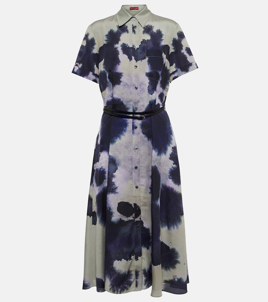 altuzarra kiera printed midi dress