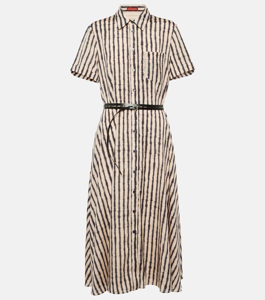 altuzarra kiera printed midi dress