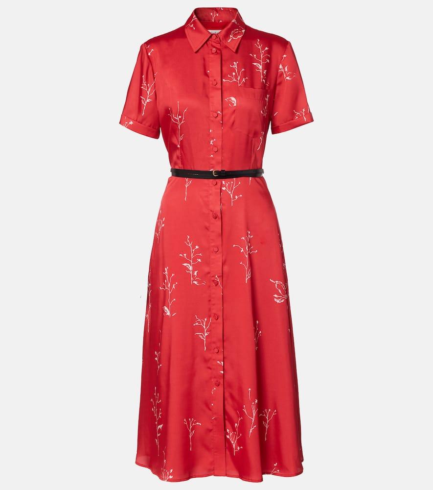 altuzarra kiera printed silk midi dress