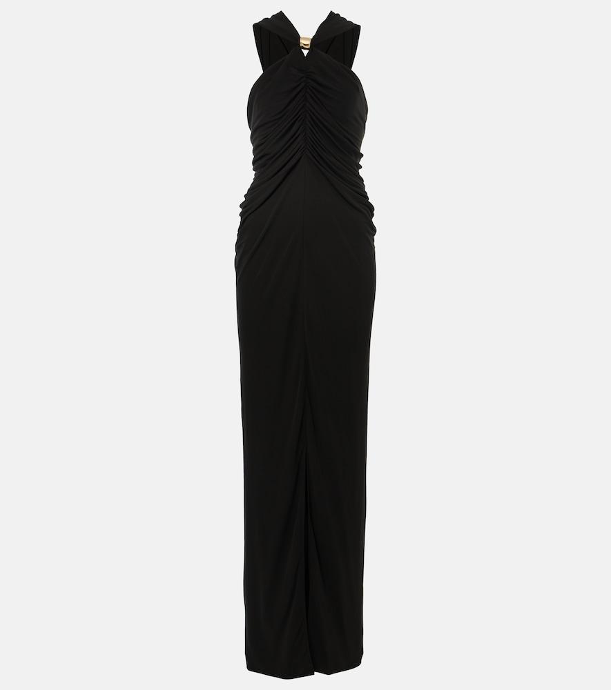 altuzarra marlene pleated gown