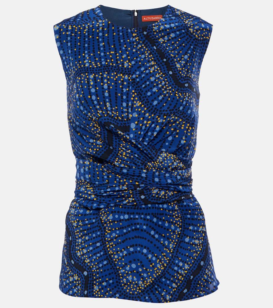 altuzarra mckenna silk top