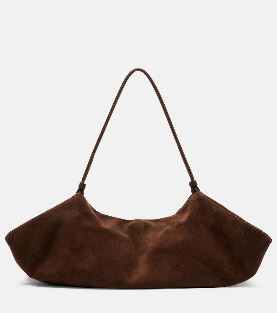 altuzarra origami medium suede shoulder bag