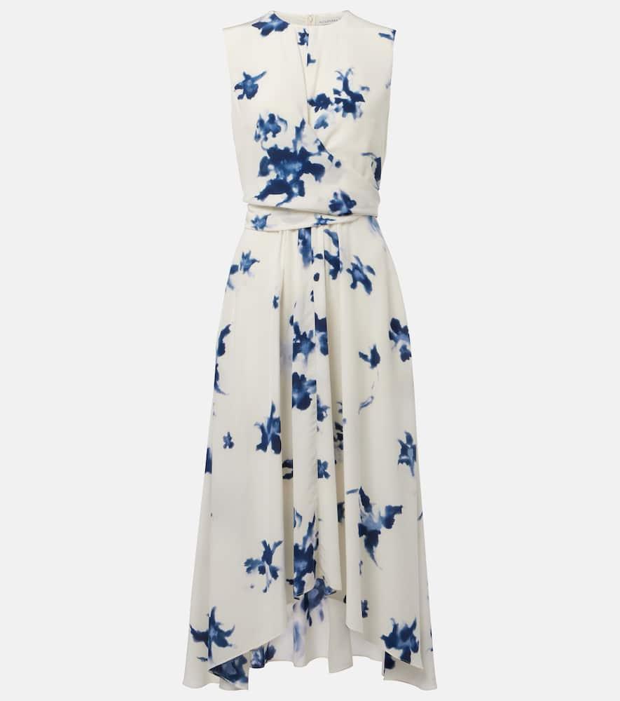 altuzarra penny floral silk wrap dress