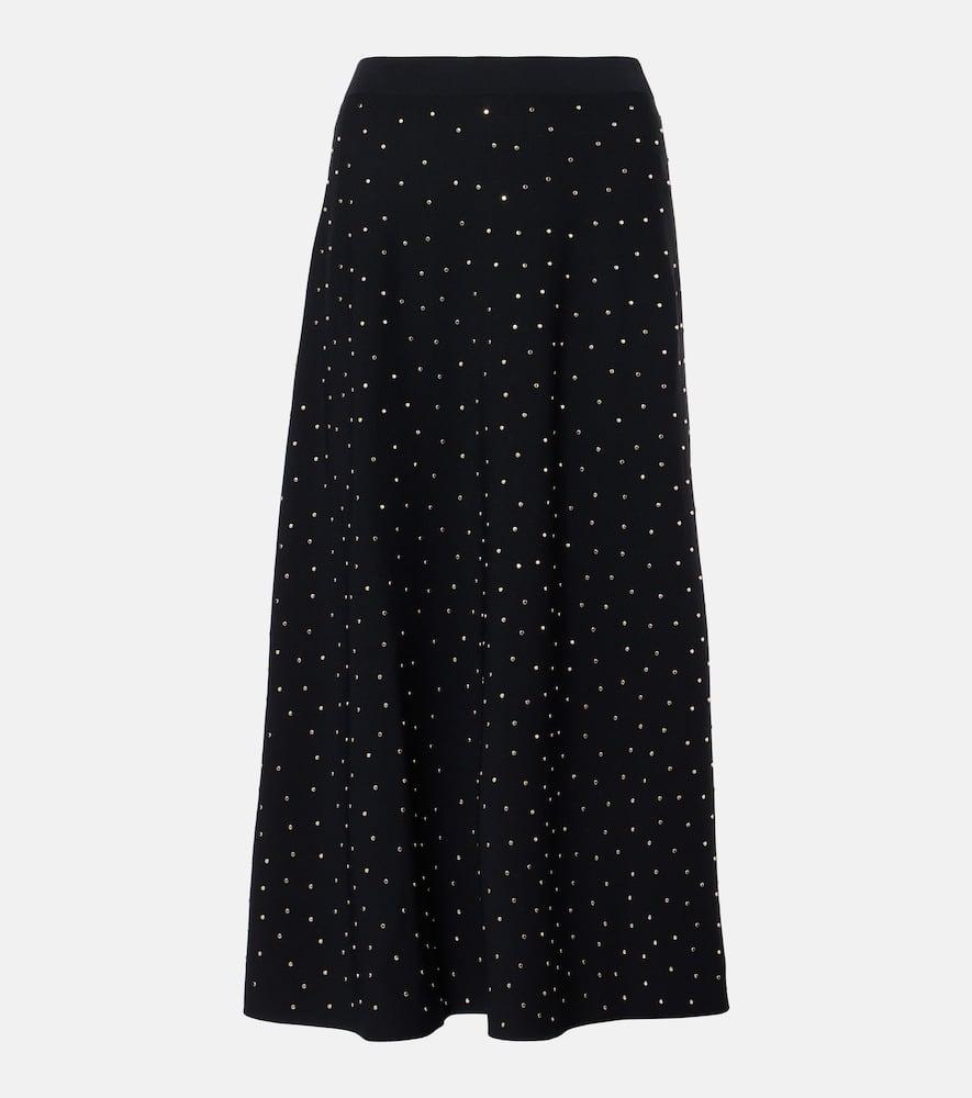 altuzarra scaramouche embellished midi skirt