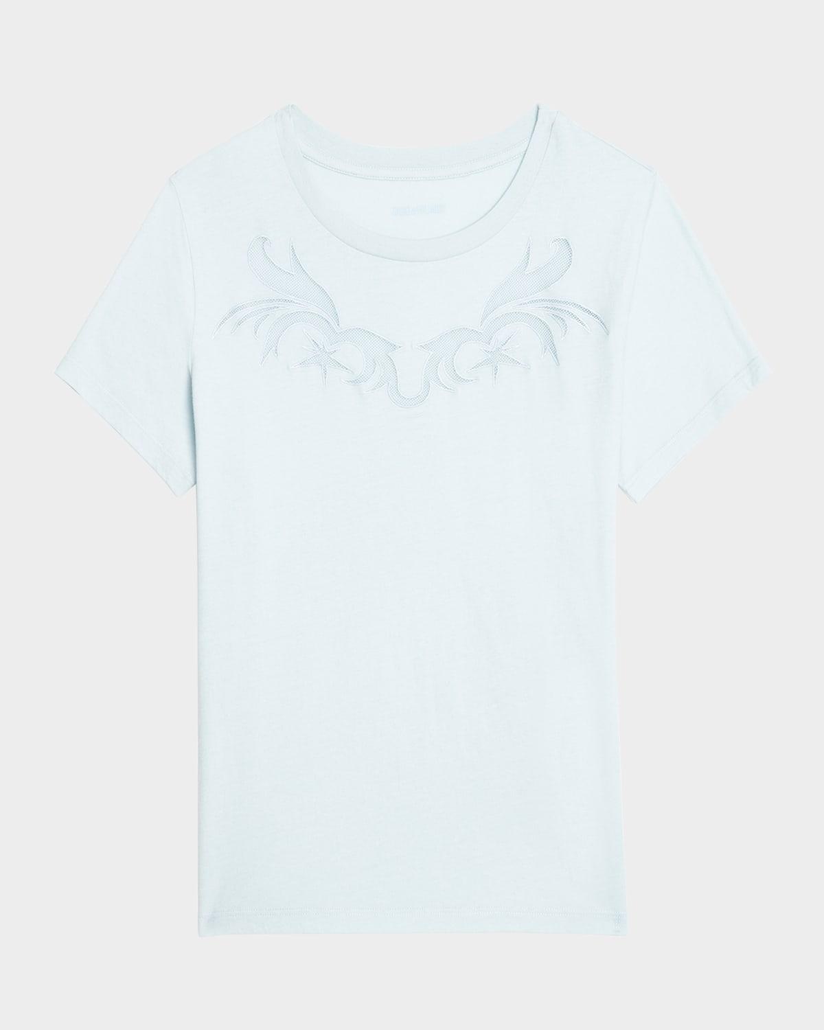 alys fishnet t-shirt