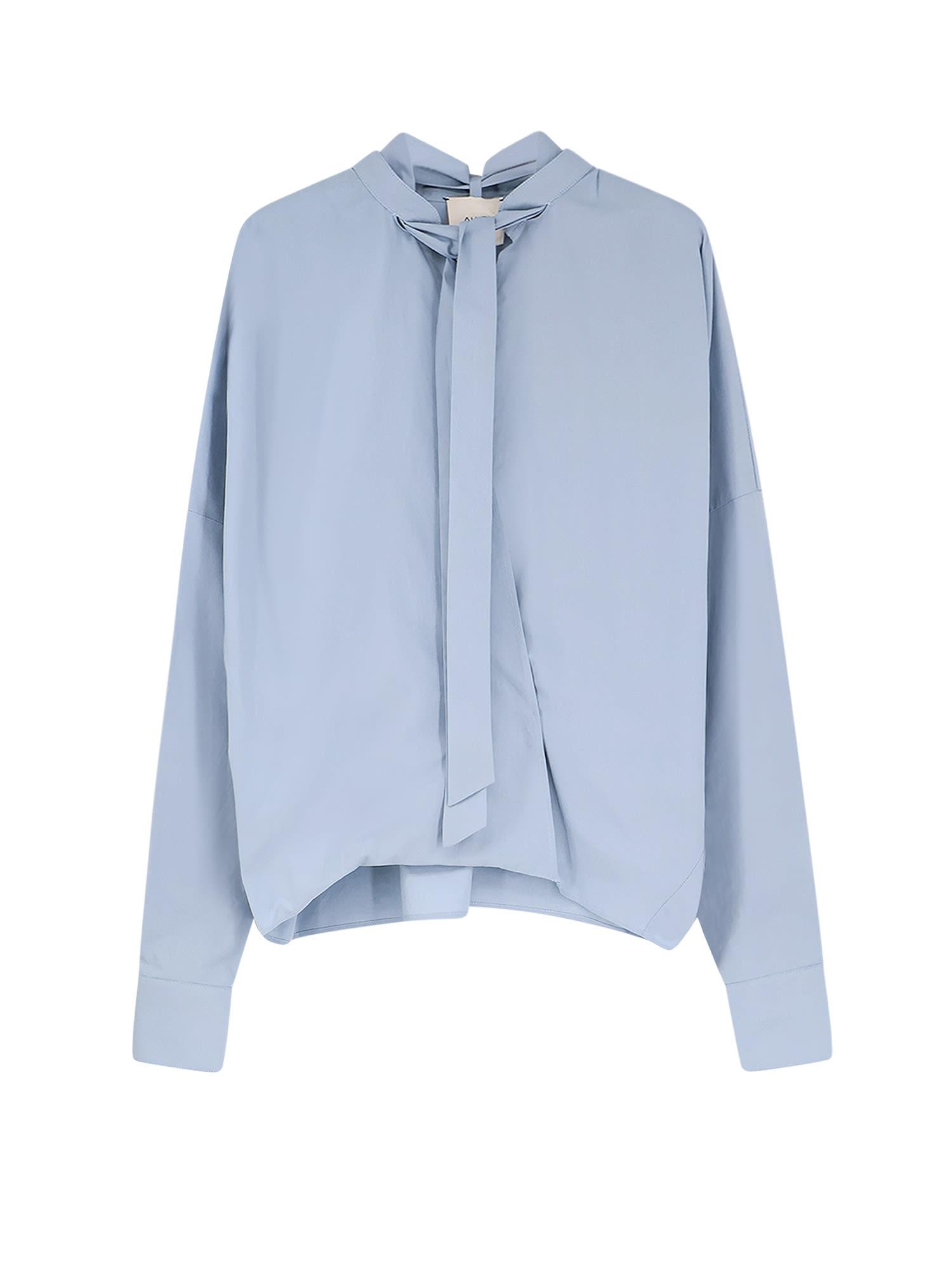 alysi cotton shirt with bow