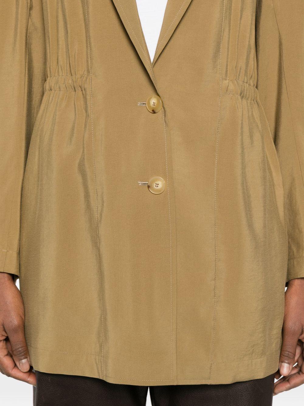 alysi jackets green modal polyester - women