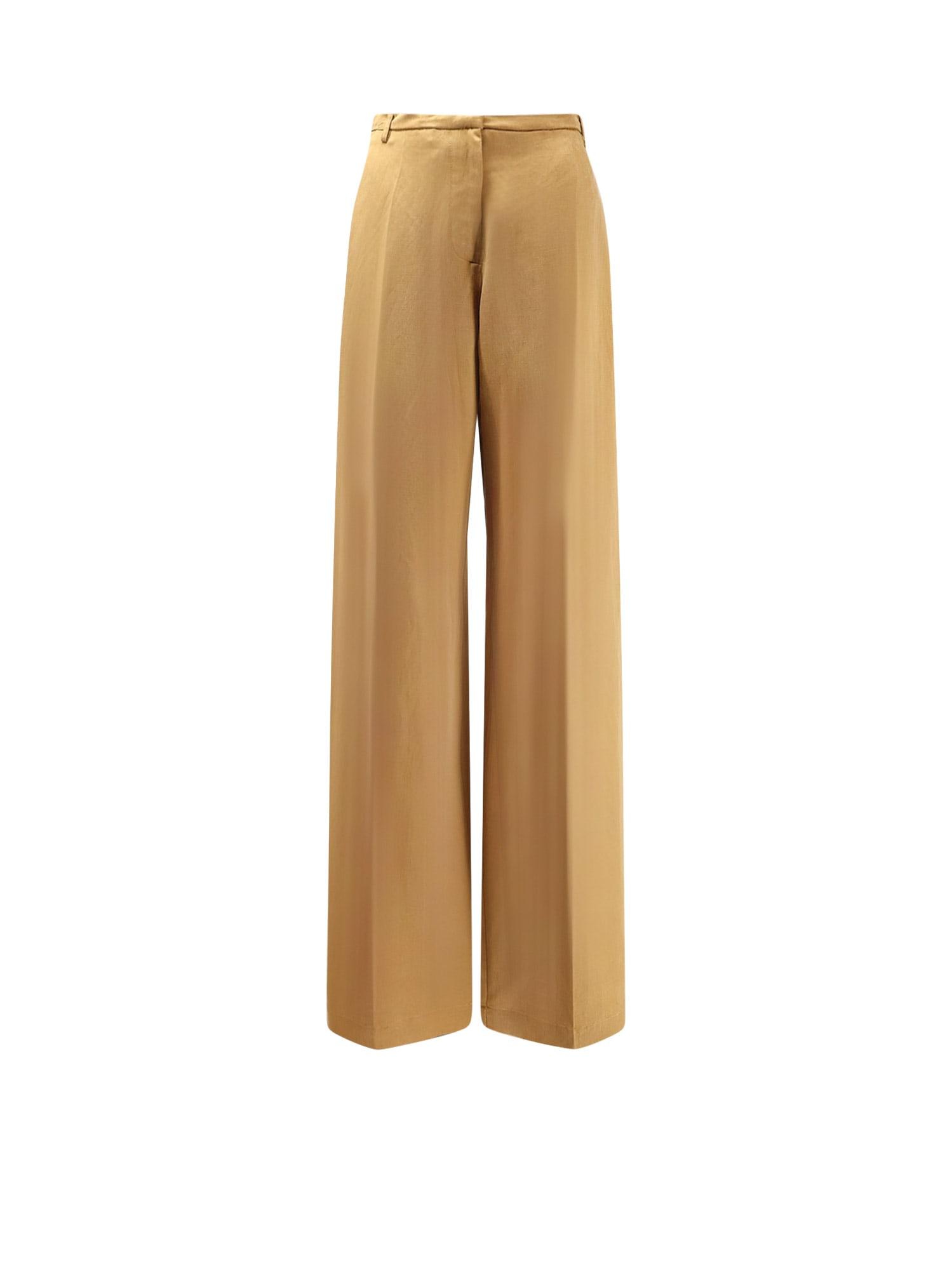 alysi lyocell and linen trousers