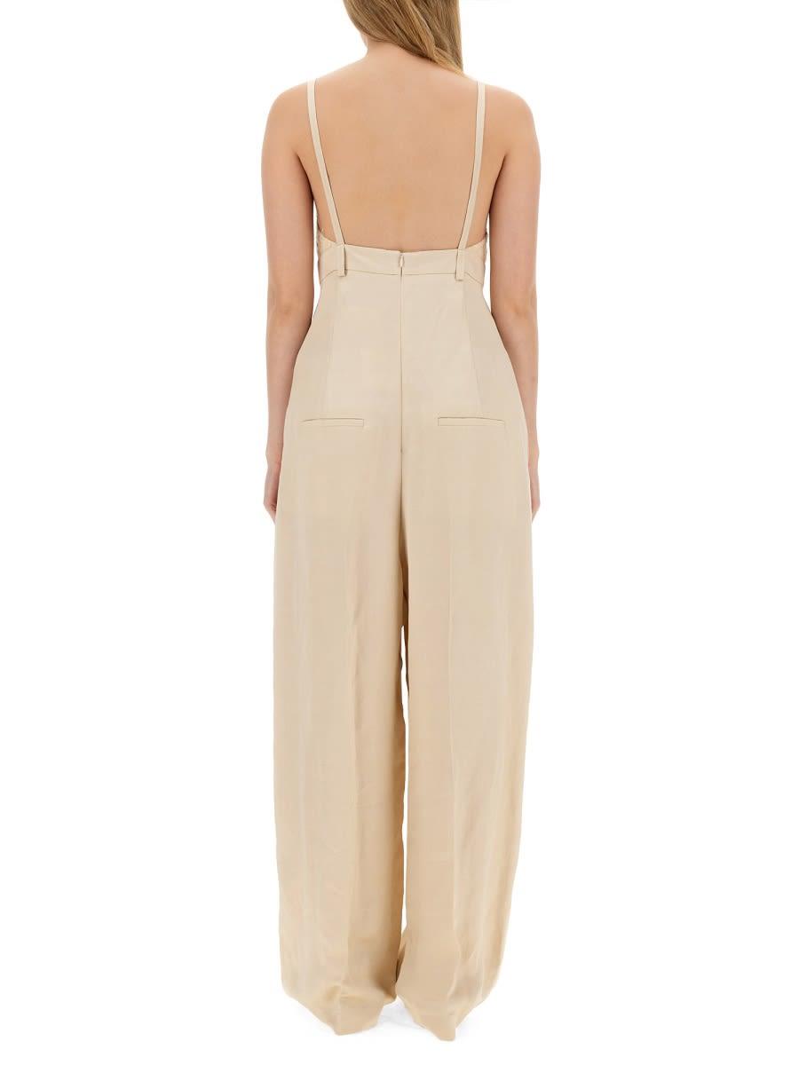 alysi malfile satin jumpsuit