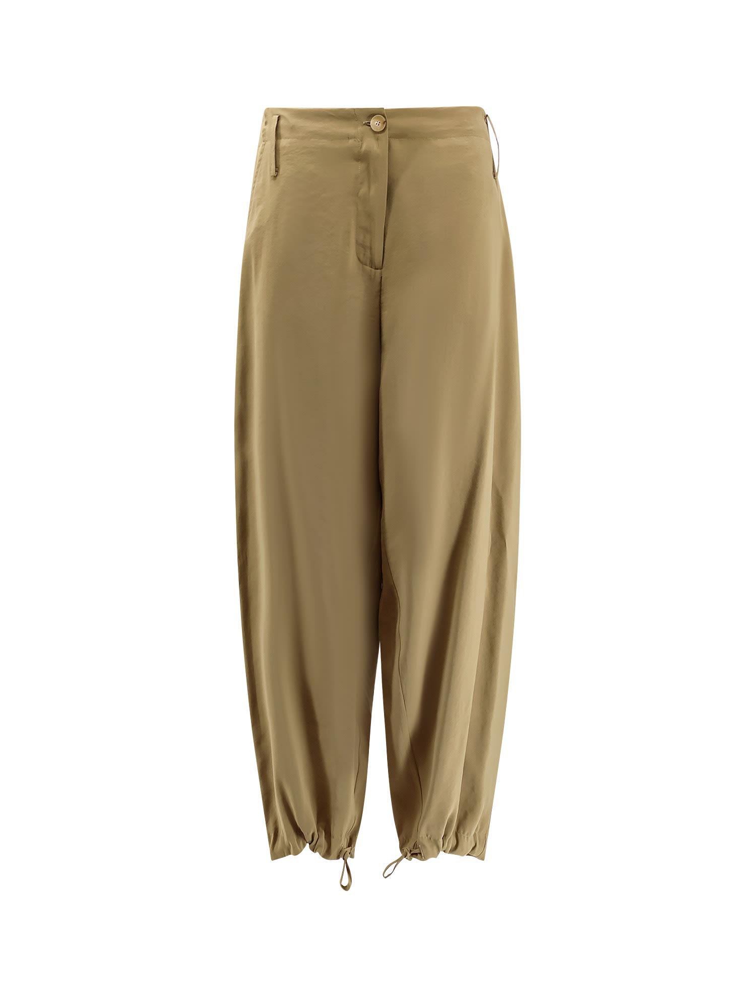 alysi modal trousers with drawstring detail