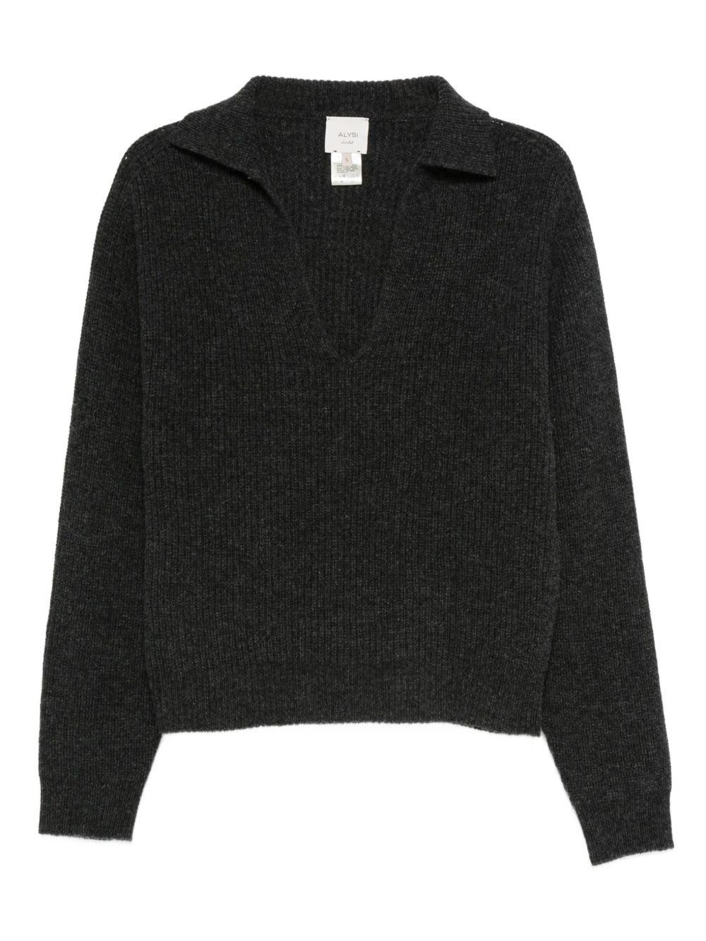 alysi wool polo sweater