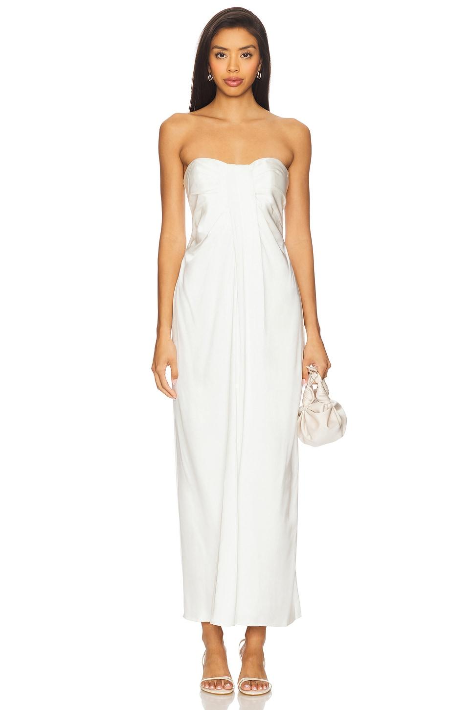 alyssa strapless dress