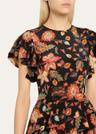 amaia floral-print ruffle midi dress