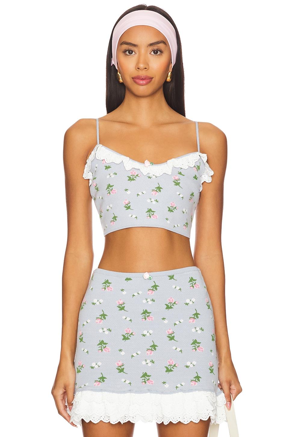 amalia knit crop top
