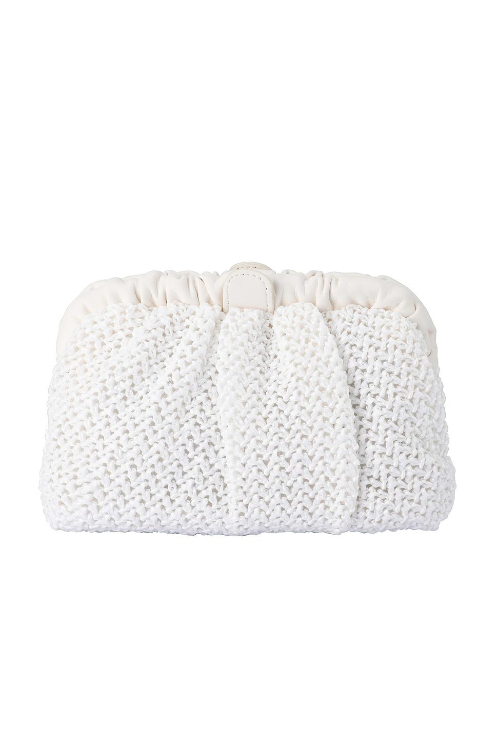 amalia petite gathered clutch