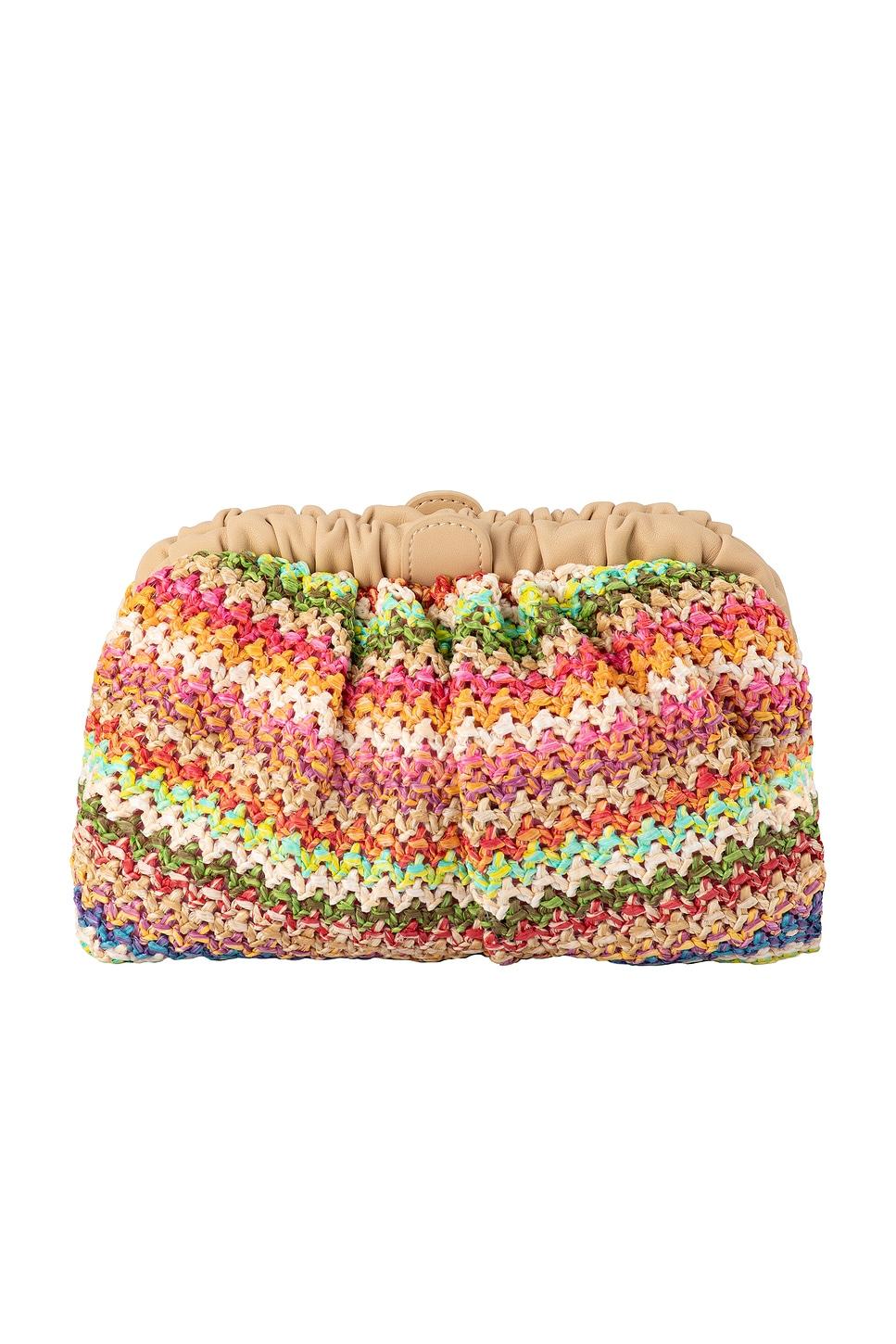 amalia petite gathered clutch