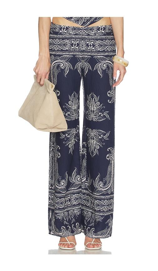 amanda uprichard arielle pants in navy.