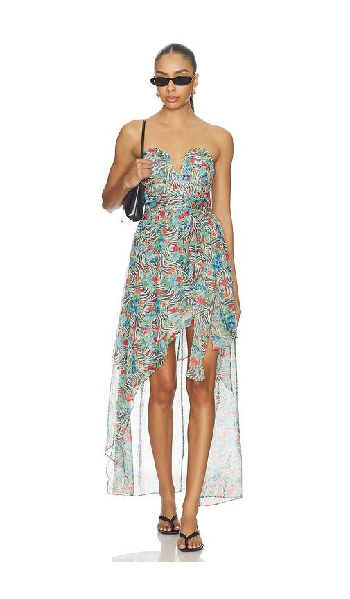 amanda uprichard aurelia maxi dress in cream.