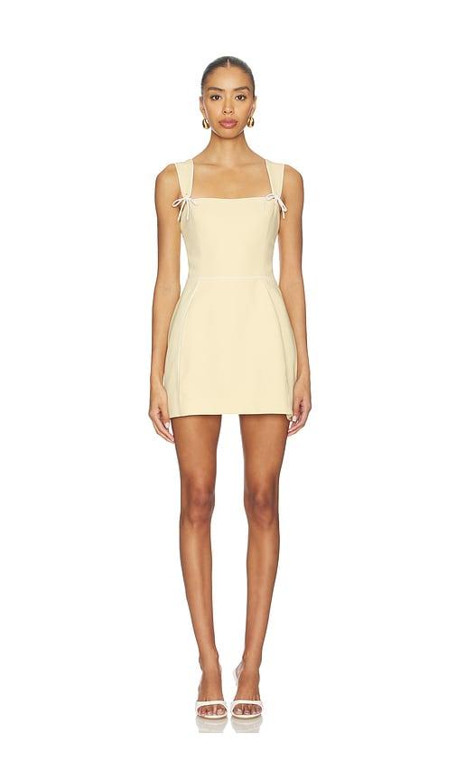 amanda uprichard baylee romper in lemon.
