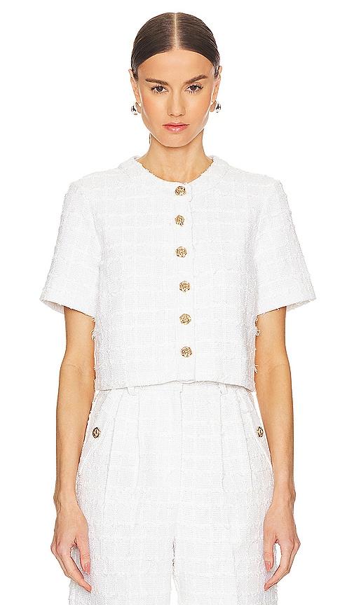 amanda uprichard braswell top in white.