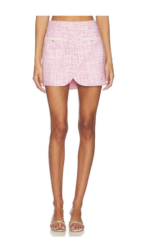 amanda uprichard caligari skirt in pink.