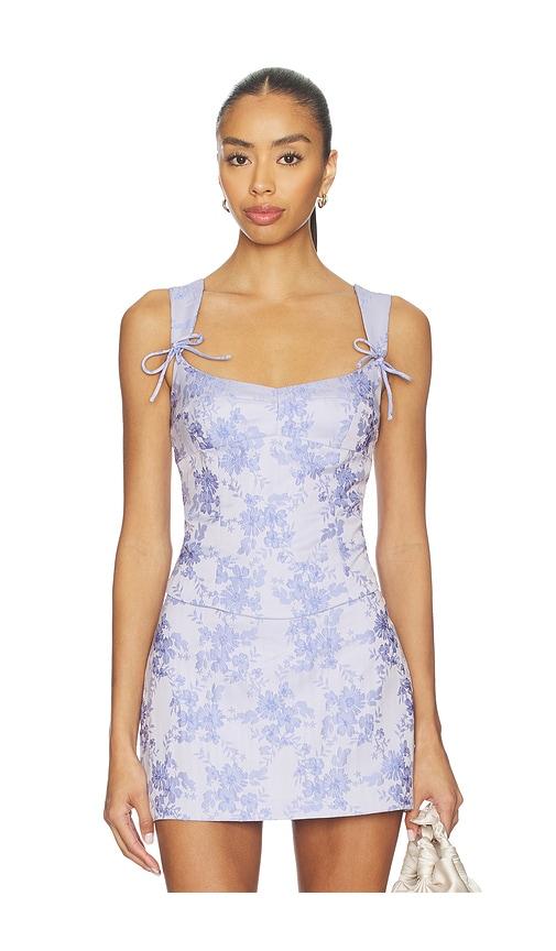 amanda uprichard candice top in lavender.