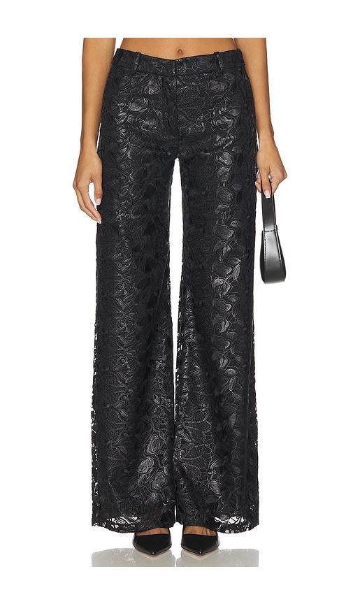 amanda uprichard donahue pants in black.