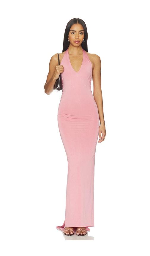 amanda uprichard esther gown in mauve.