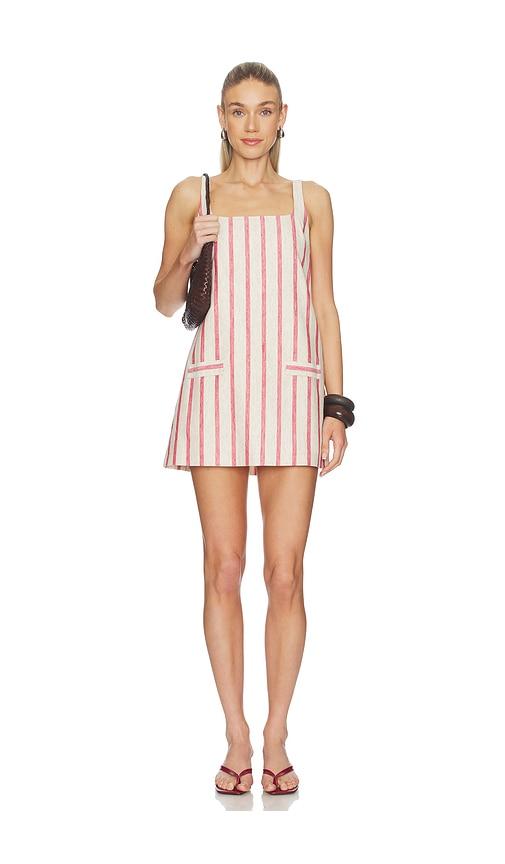 amanda uprichard indy dress in red.