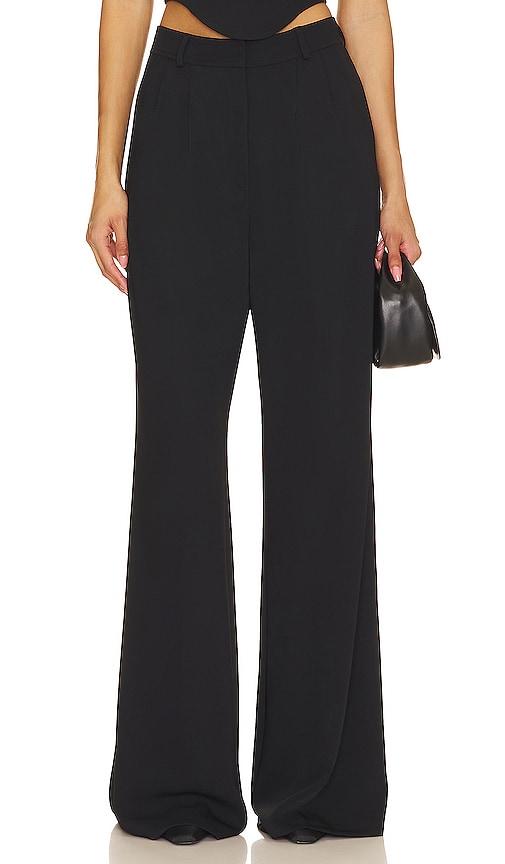 amanda uprichard jane pants in black.
