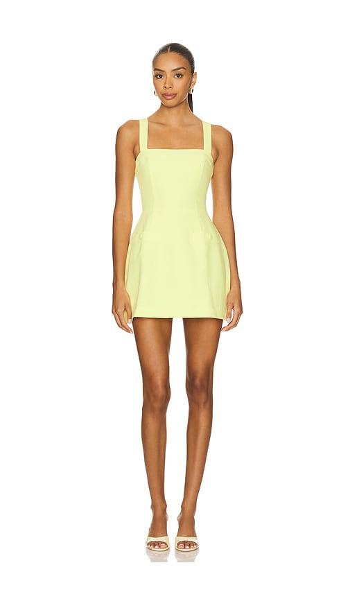 amanda uprichard jaxon romper in lemon.