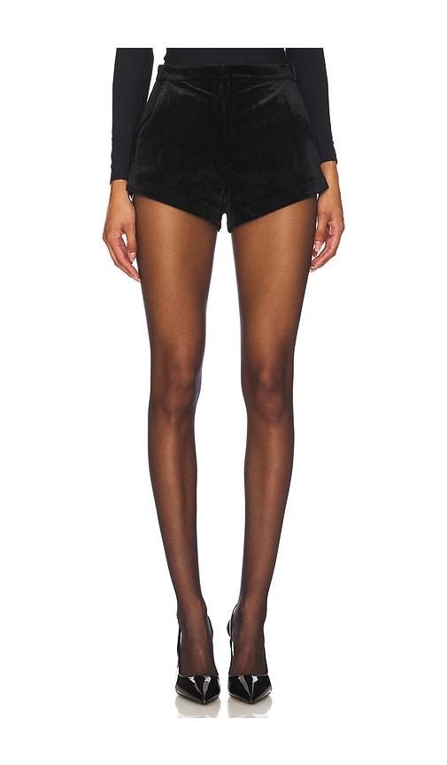 amanda uprichard kelso shorts in black.