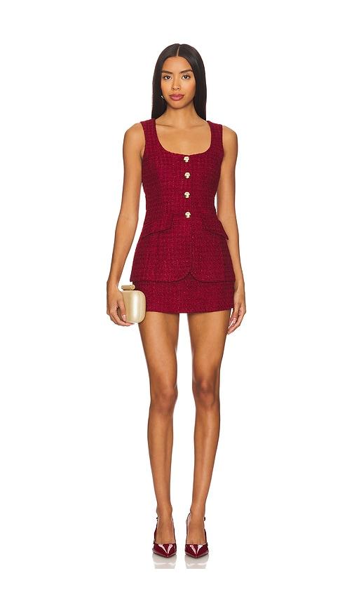 amanda uprichard kya romper in wine.