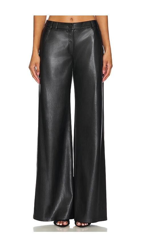 amanda uprichard lennon pants in black.