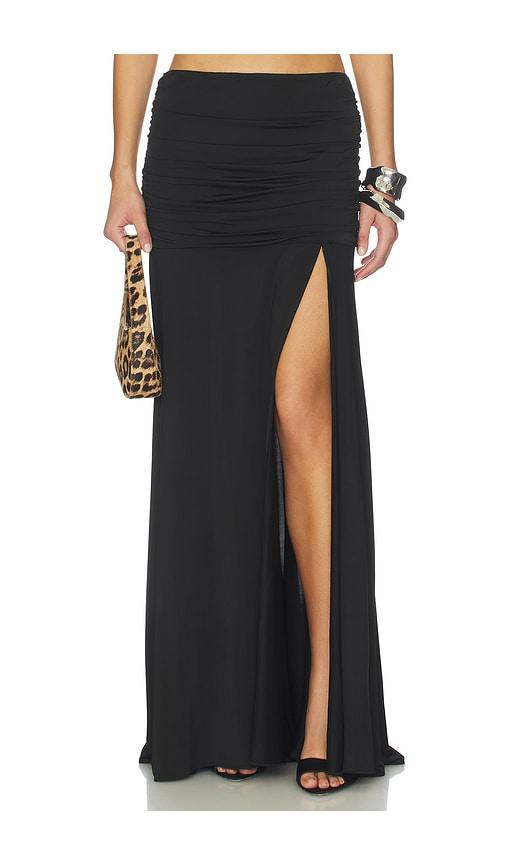 amanda uprichard leo skirt in black.