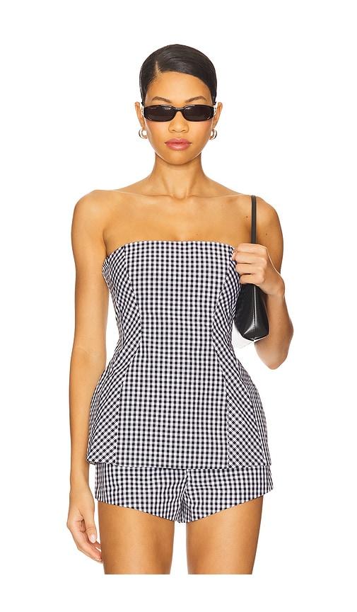 amanda uprichard linda top in black.
