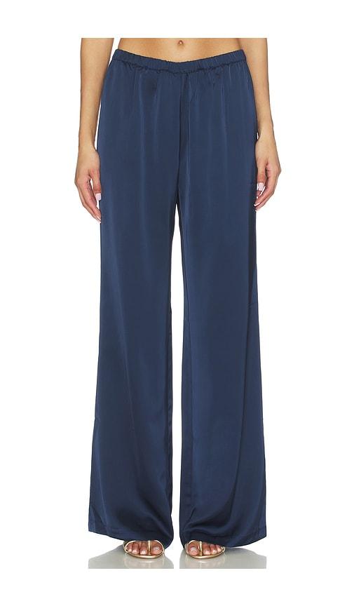 amanda uprichard mariko pant in navy.