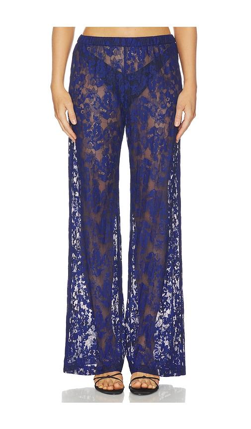 amanda uprichard mariko pants in navy.