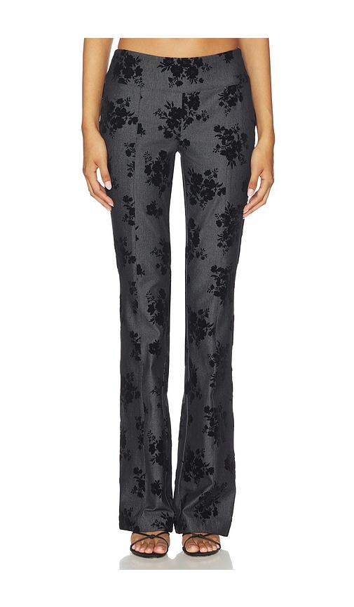 amanda uprichard regency pants in black.