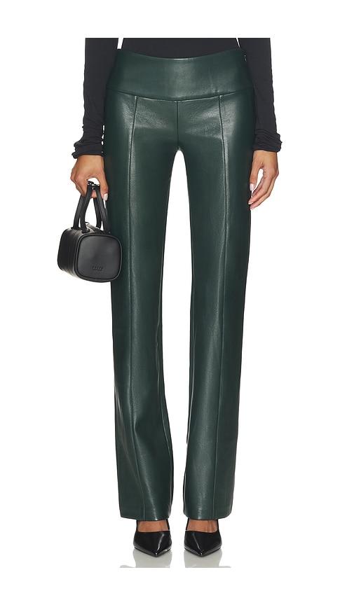amanda uprichard regency pants in green.