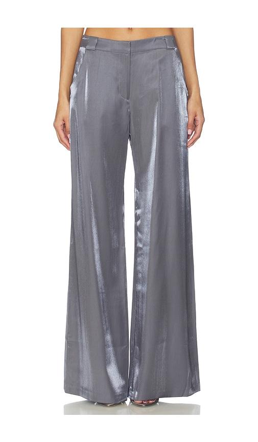 amanda uprichard saddler pants in slate.