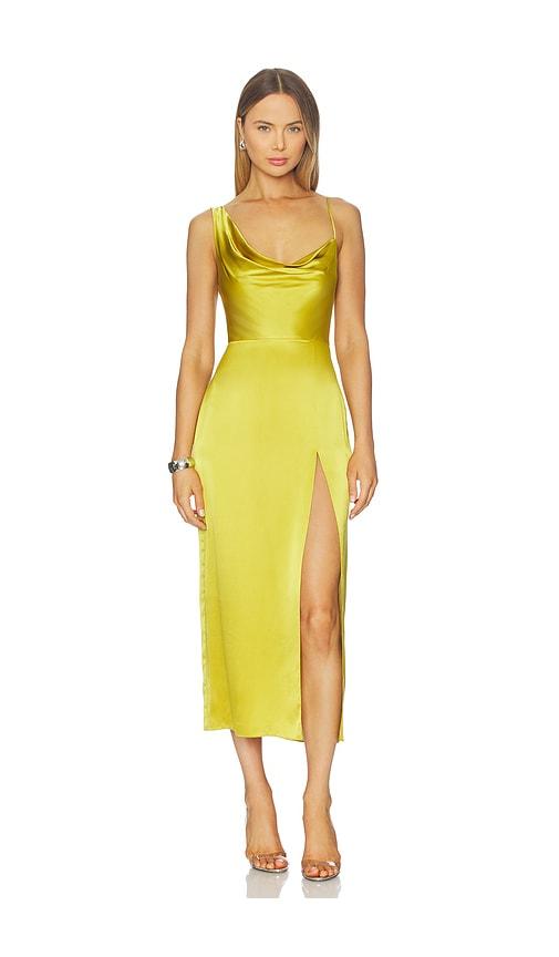 amanda uprichard svetlana dress in yellow.