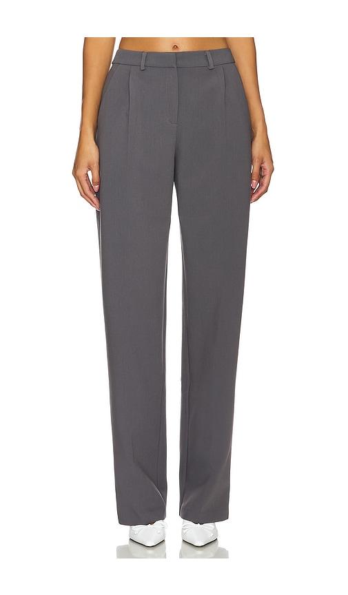 amanda uprichard wallace pants in grey.