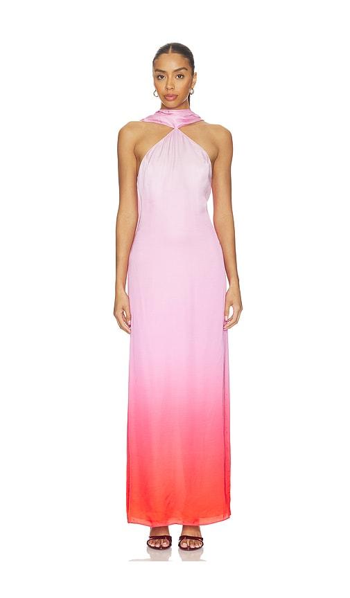 amanda uprichard x revolve ashton maxi dress in pink,red.