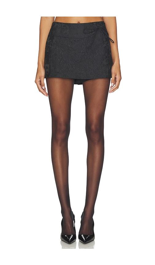 amanda uprichard x revolve mila skort in black.