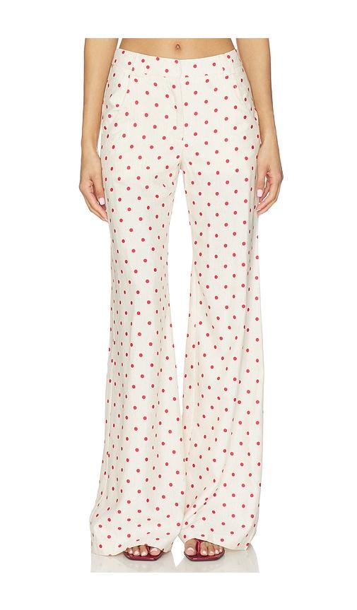 amanda uprichard x revolve saddler pants in beige.